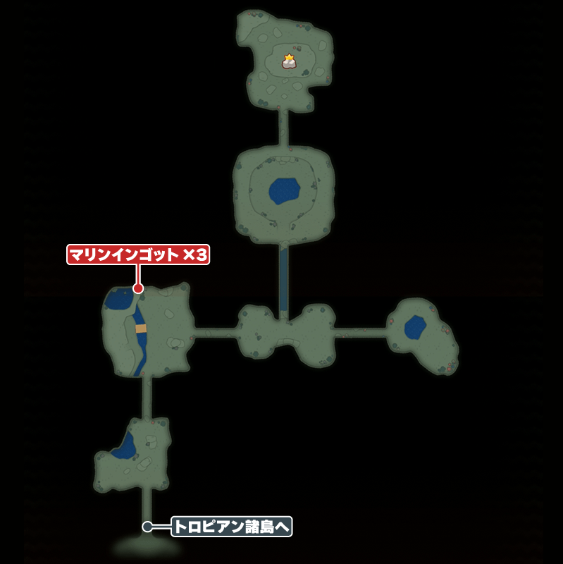 イミシーンの洞窟1階のマップ