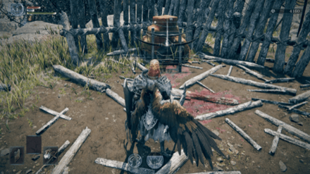 弓の武器棚の見た目