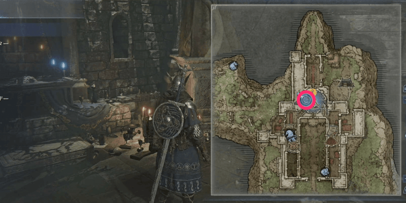 「修繕された耳飾り」をレディに返す