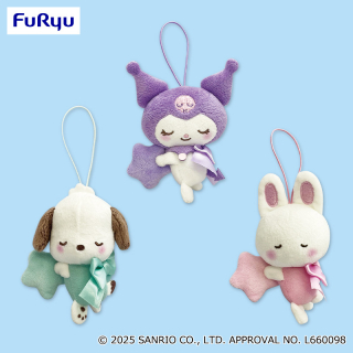 サンリオ】ポチャッコたちのぬいぐるみが登場！寝顔がとんでも