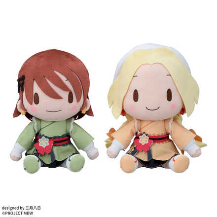 前橋ウィッチーズ ふわぷち Mぬいぐるみ“北原キョウカ&三俣チョコ”