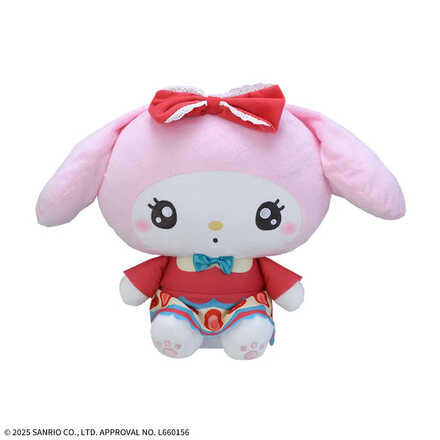 ゆるかわ サンリオキャラクターズ Lぬいぐるみ“マイメロディ” ANNIVERSARY PARTY