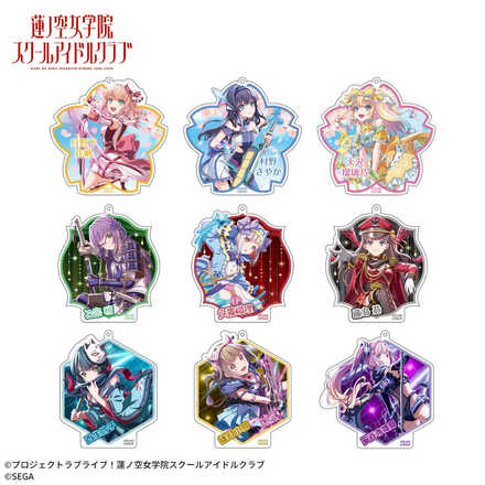 Link！Like！ラブライブ！×オンゲキ アクリルキーチェーン