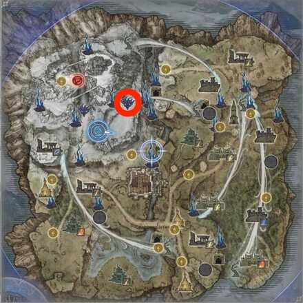 雪原トロルたちの場所