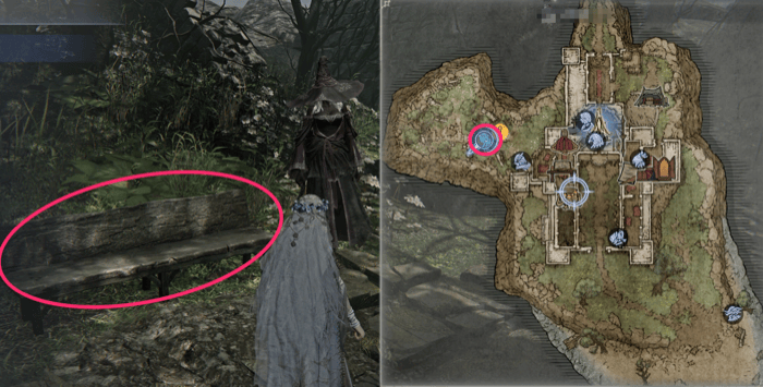 長椅子に座り、自身と向き合う