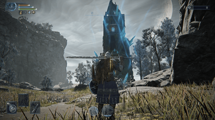 魔力が立ち昇っている魔術師