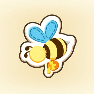 ハニーアップリケ画像
