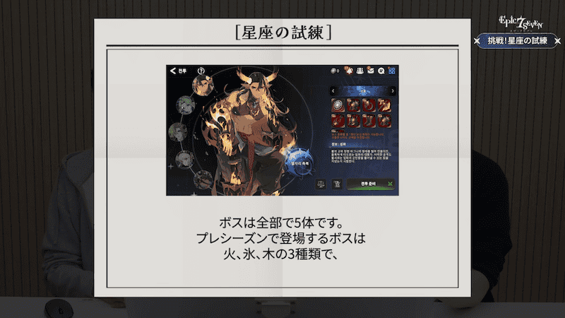 計5種類のボス