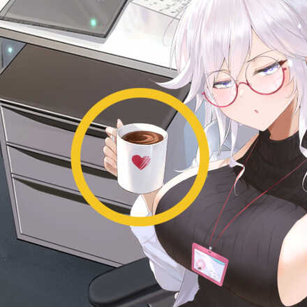 少女廻戦の愛のマグカップのタップする場所