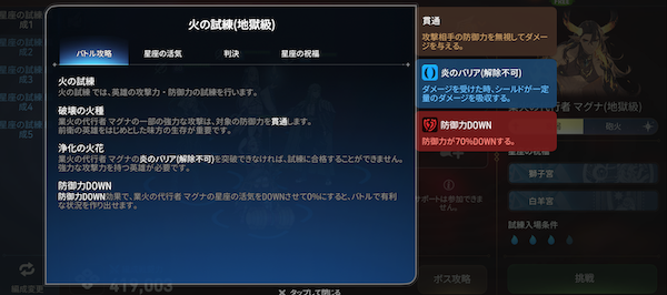 試練