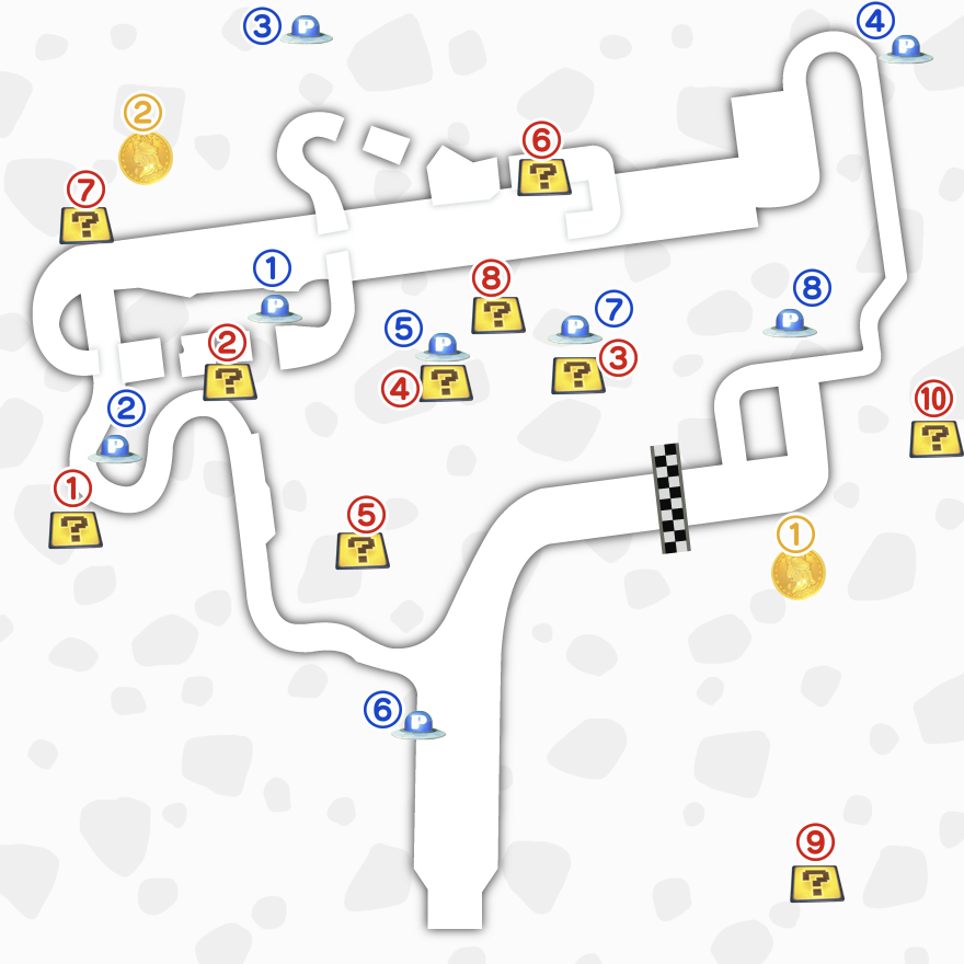 トロフィーシティのマップ