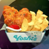 フライドチキン＆ポテト画像