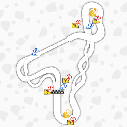 シュポポコースターのマップ