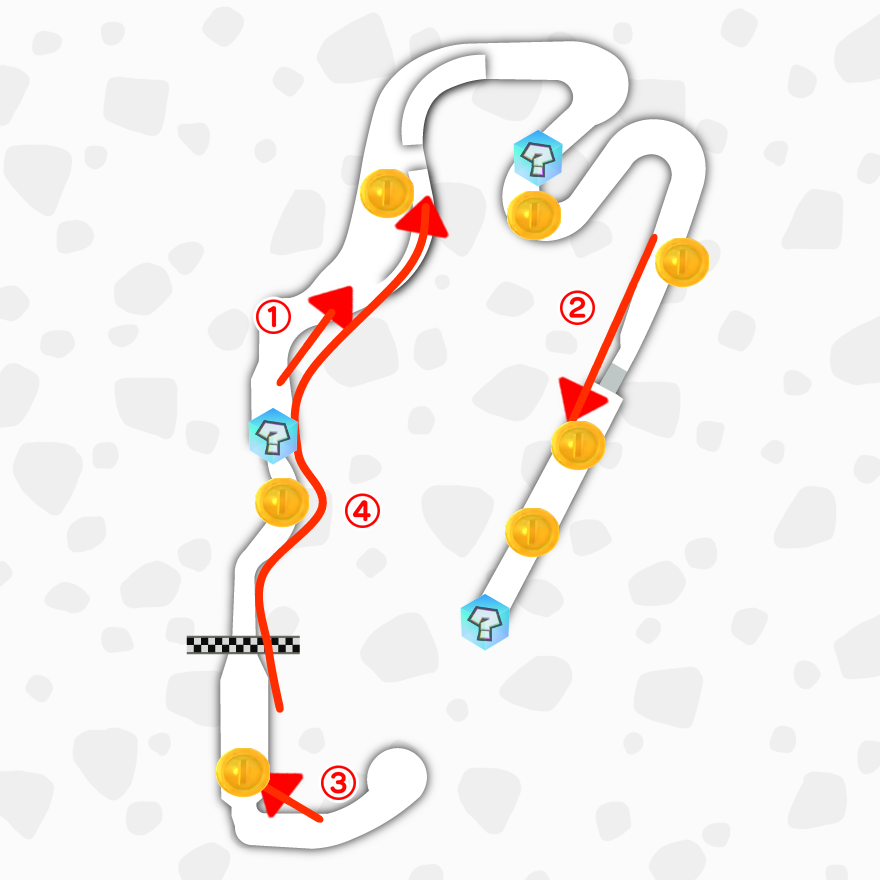 ヘイホーカーニバルのマップ