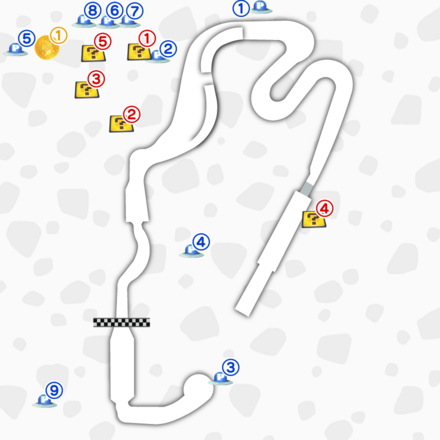 ヘイホーカーニバルのマップ