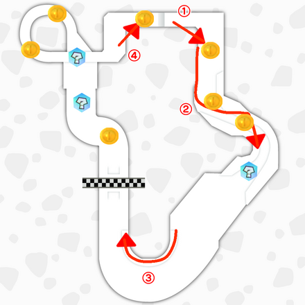 ソルティータウンのマップ