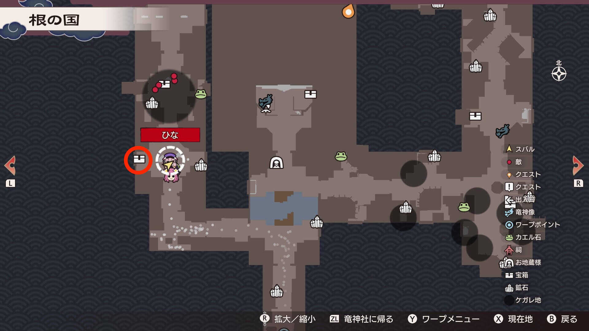 北に進むと強制戦闘