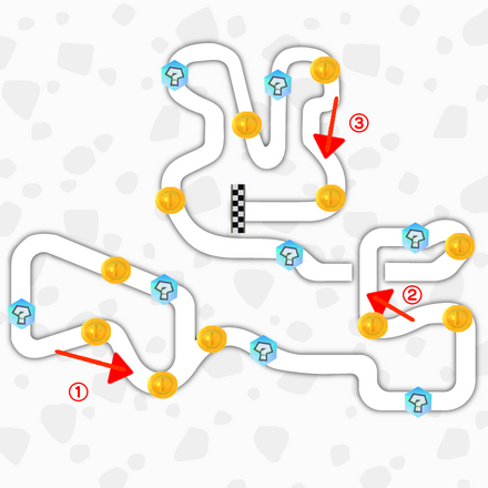 マリオサーキットのマップ