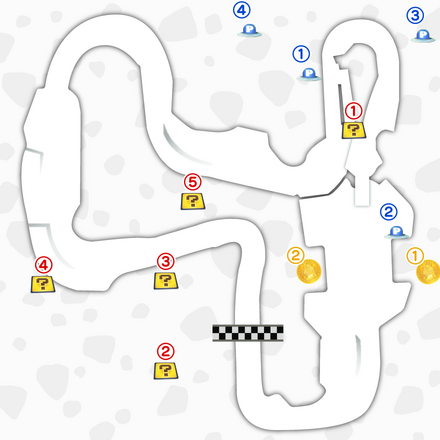 ワリオシップのマップ