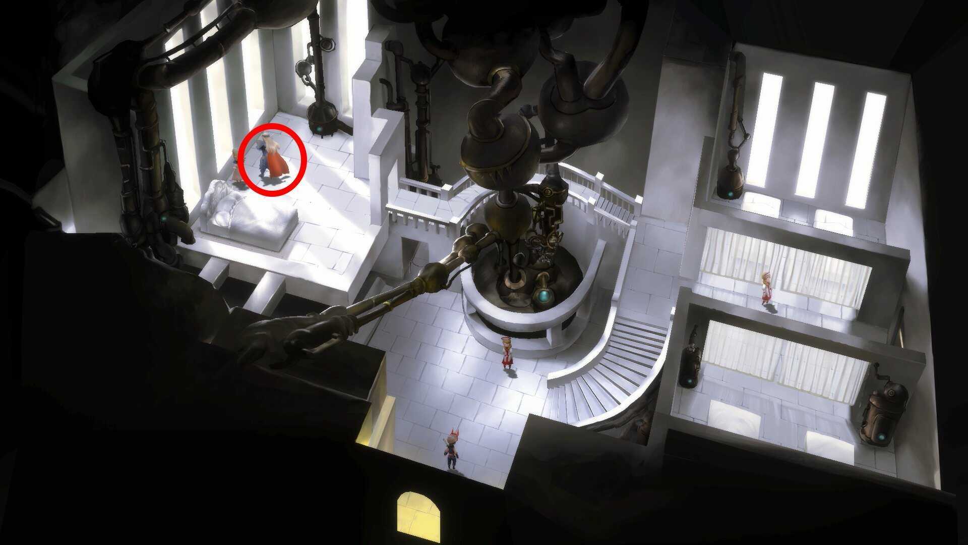 治療塔でブレイブ