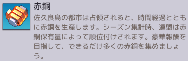 【シーズン資源】赤銅