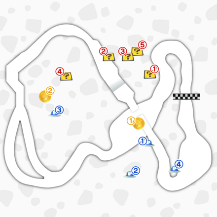 ディノディノジャングルのマップ