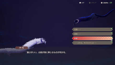 黒竜戦後の選択肢