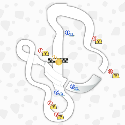 ピーチスタジアムのマップ