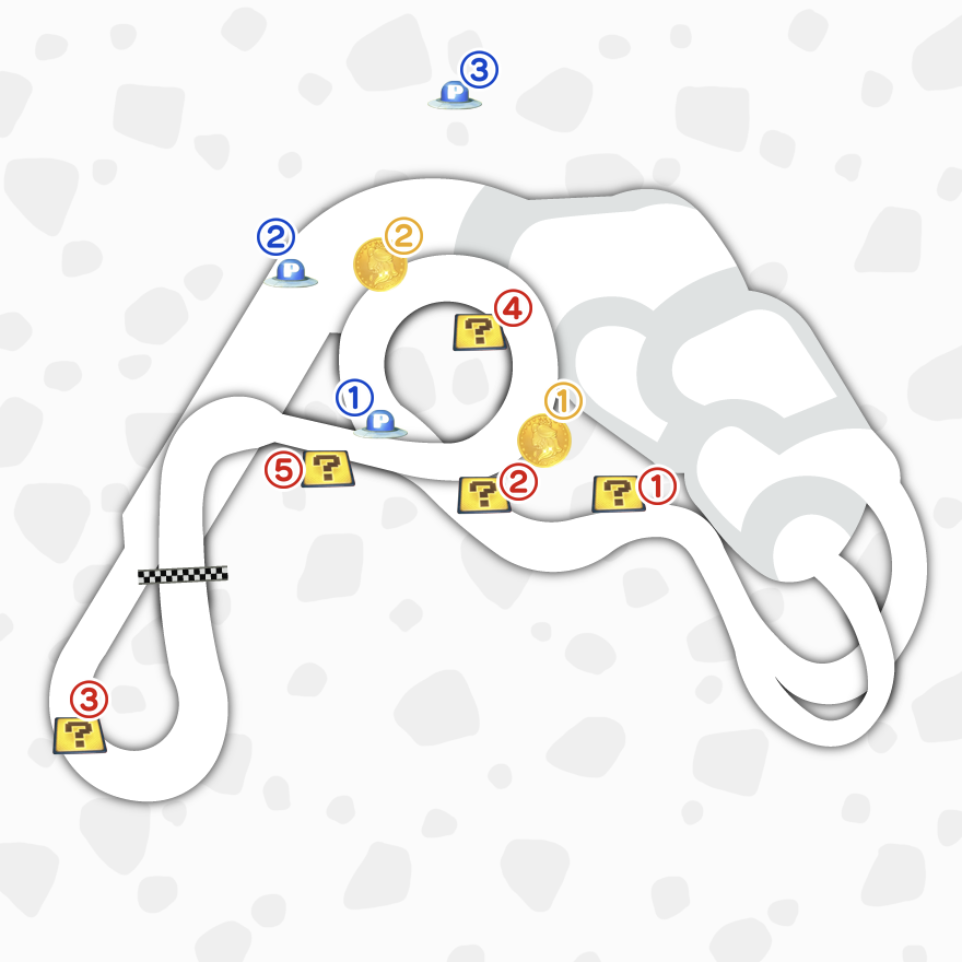 ショーニューロードのマップ