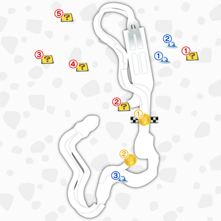 ホネホネツイスターのマップ