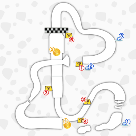 チョコマウンテンのマップ