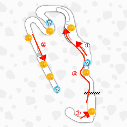 ヘイホーカーニバルのマップ