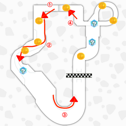 ソルティータウンのマップ