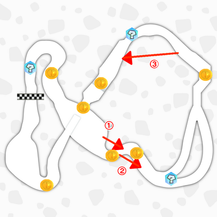ディノディノジャングルのマップ