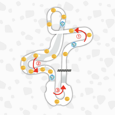 プクプクフォールズのマップ