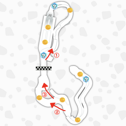 ホネホネツイスターのマップ