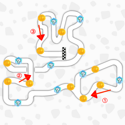 マリオサーキットのマップ