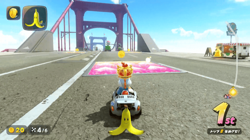 長い鉄橋が続く