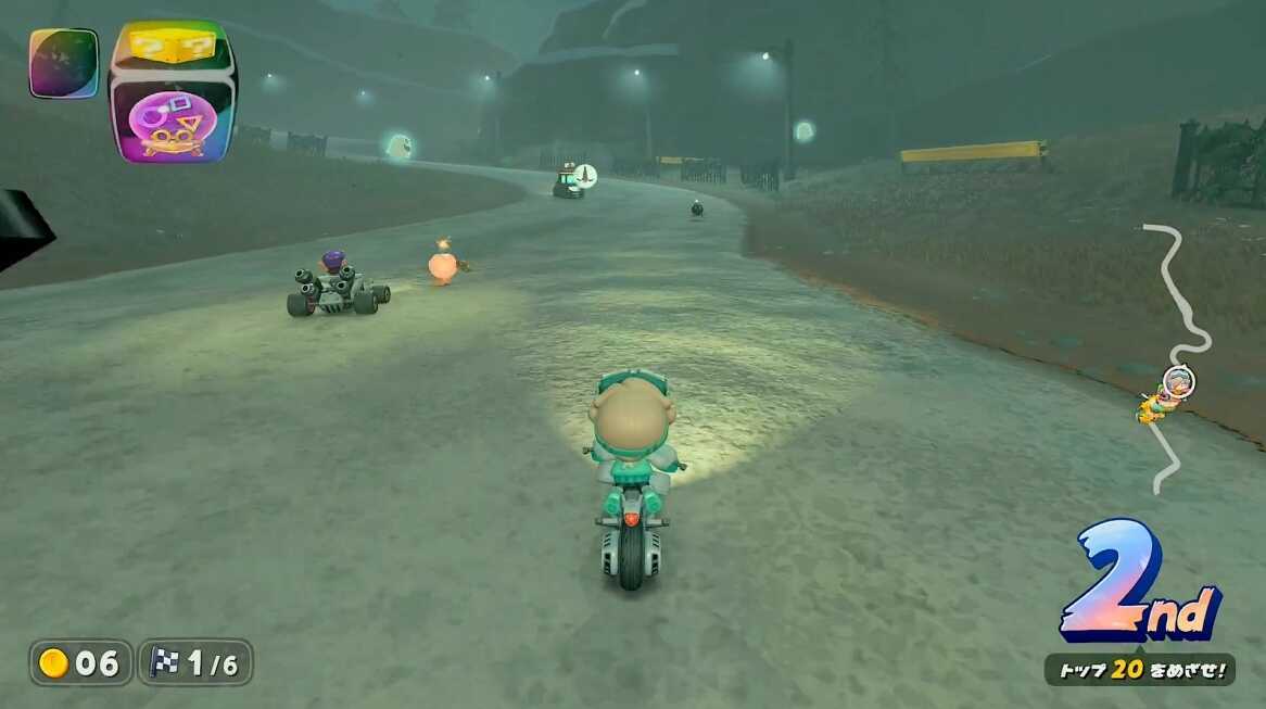 アイテムを落とす車