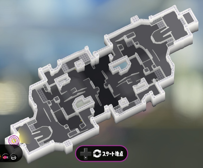 デカライン高架下のナワバリバトルマップ