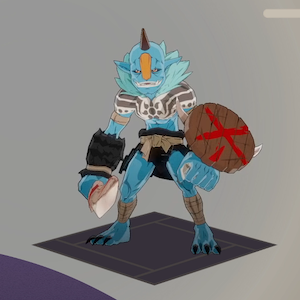 護衛の青鬼画像