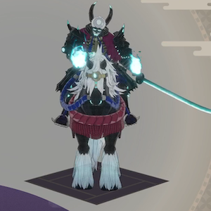 亡霊騎馬武者画像