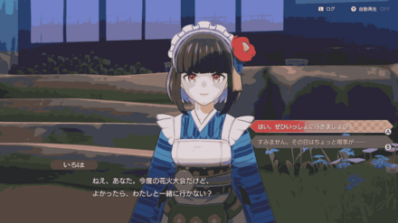 キャラクターを誘う