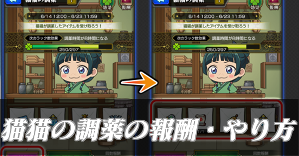 猫猫の調薬バナー