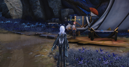 ジョカレーサに話しかける