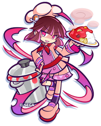 ドッペルキッチンのドッペルゲンガーアルル とくもり立ち絵