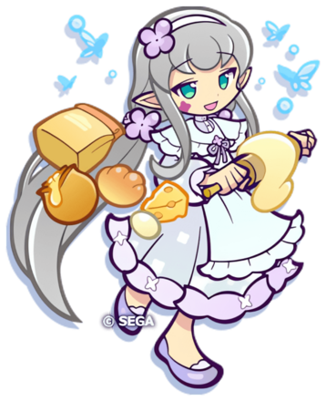 はやおきキッチンのヤナ 立ち絵