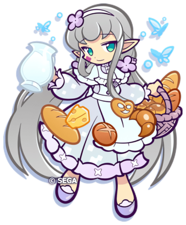 はやおきキッチンのヤナ とくもり立ち絵