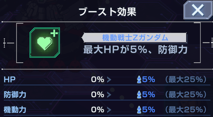戦力が足りなくなり始めてからブースト効果を取る