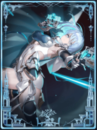 精密射撃・ドライツェーン（カードスリーブ）の見た目